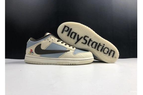 NK CU1726-800 PlayStation Dunk SB Low x x Travis Scott 0810